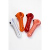 4.5 in. Soft Glass color glass hand pipe