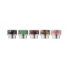 Type #1 Wide Bore Resin & Stainless Steel Drip Tip for Smok TFV8, 12, Prince & 810