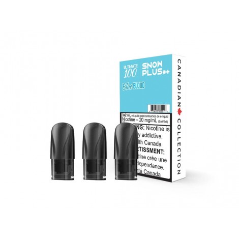 SnowPlus Premium Pods - Ultimate 100 - Blue Blood Replacement Pods Snow Plus