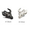 [Clearance) OX Head Metal Drip Tip Silver