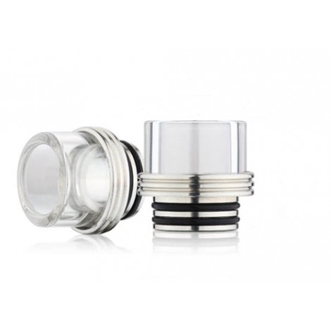 Glass & Stainless Drip Tip for Smok TFV8, 12, Prince & 810