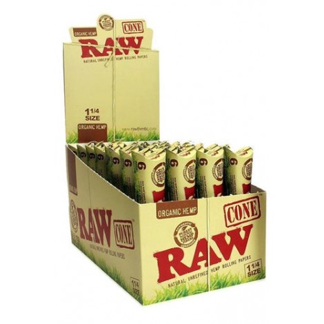 Raw Organic Hemp  Cones 6pcs