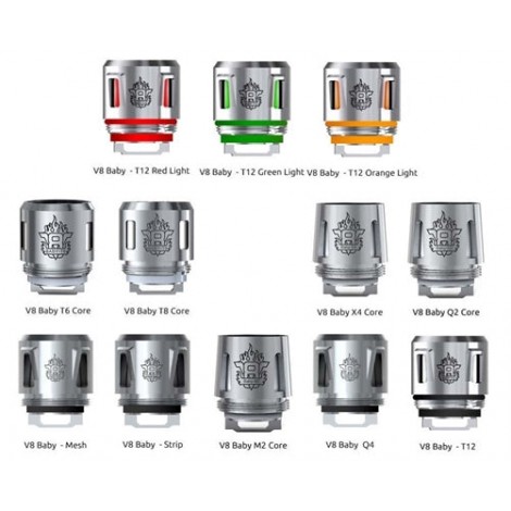 SMOK TFV8 V8 Baby, Big Baby & TFV12 Baby Prince Tank Replacement Coil 5pcs