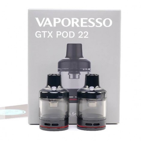 Vaporesso GTX 22 Replacement Empty Pods 3.5ml ( 2 Pack )