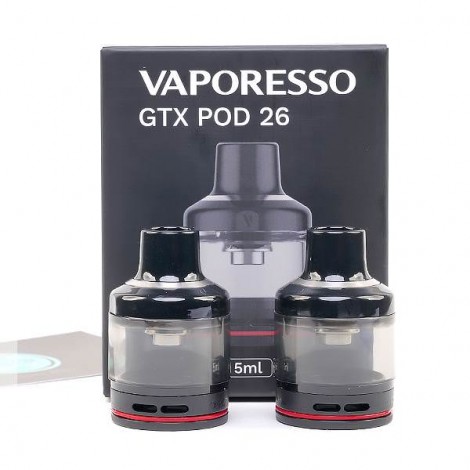 Vaporesso GTX 26 Replacement Empty Pods 5ml ( 2 Pack )