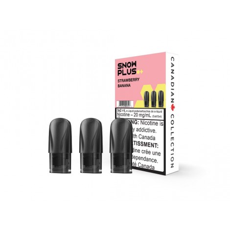 SnowPlus Strawberry Banana Replacement Pods Snow Plus