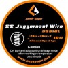10ft GeekVape SS Juggernaut Wire, SS316L(28GA+38GA)x2+Ribbon(38GAx24GA)